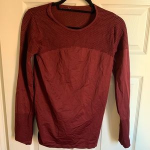 Long sleeve Fabletics workout shirt